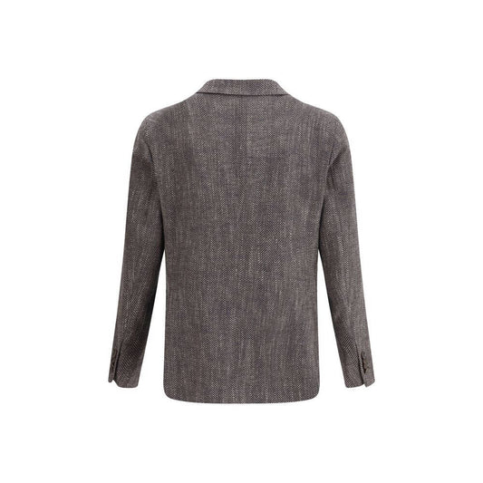 Tagliatore Herringbone patterned Blazer TA-1SMC26KAIC90019EN867-IT44 | XS