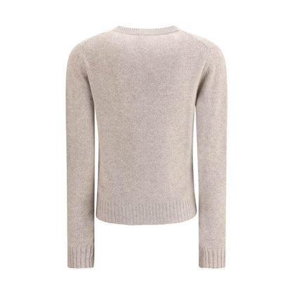 Allude Beige Cashmere Cashmere Sweater