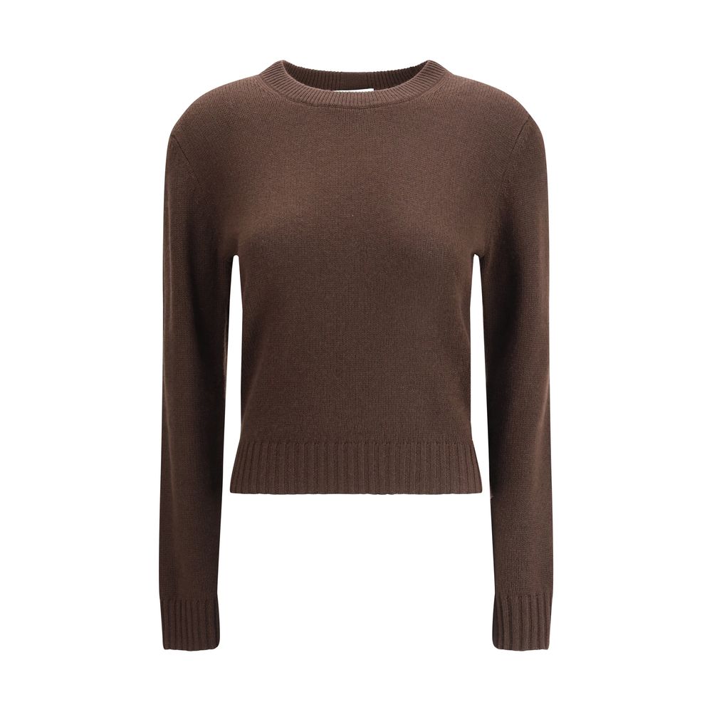 Allude Brown Cashmere Cashmere Sweater
