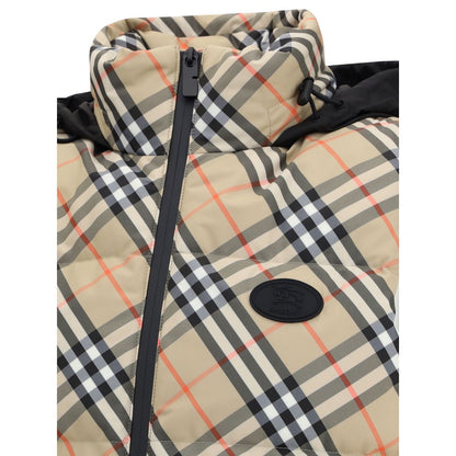 Burberry Multicolor Polyester Sleveless Jacket