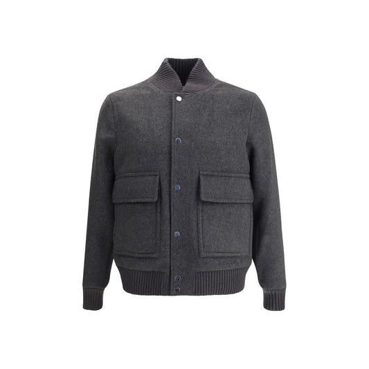 Woolrich Gray Polyester Bomber