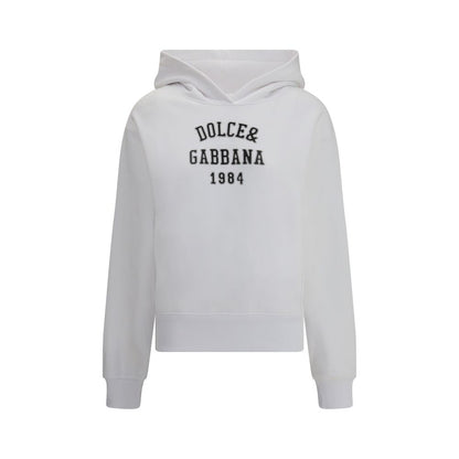 Dolce & Gabbana White Cotton Sweatshirt
