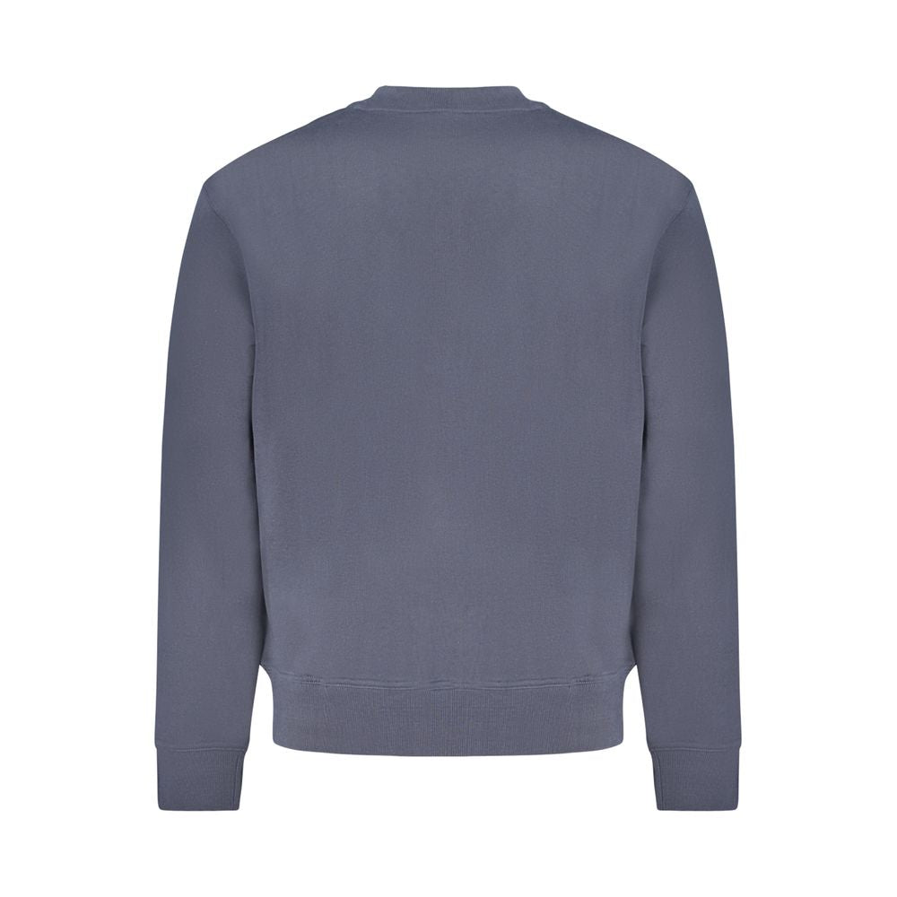 Hugo Boss Blue Cotton Men Sweater