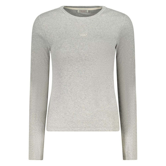 Guess Jeans Gray Cotton Women T-Shirt