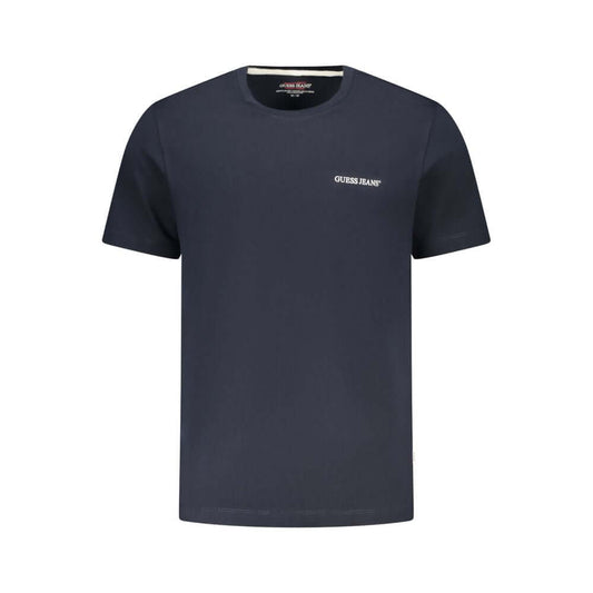 Guess Jeans Blue Cotton Men T-Shirt