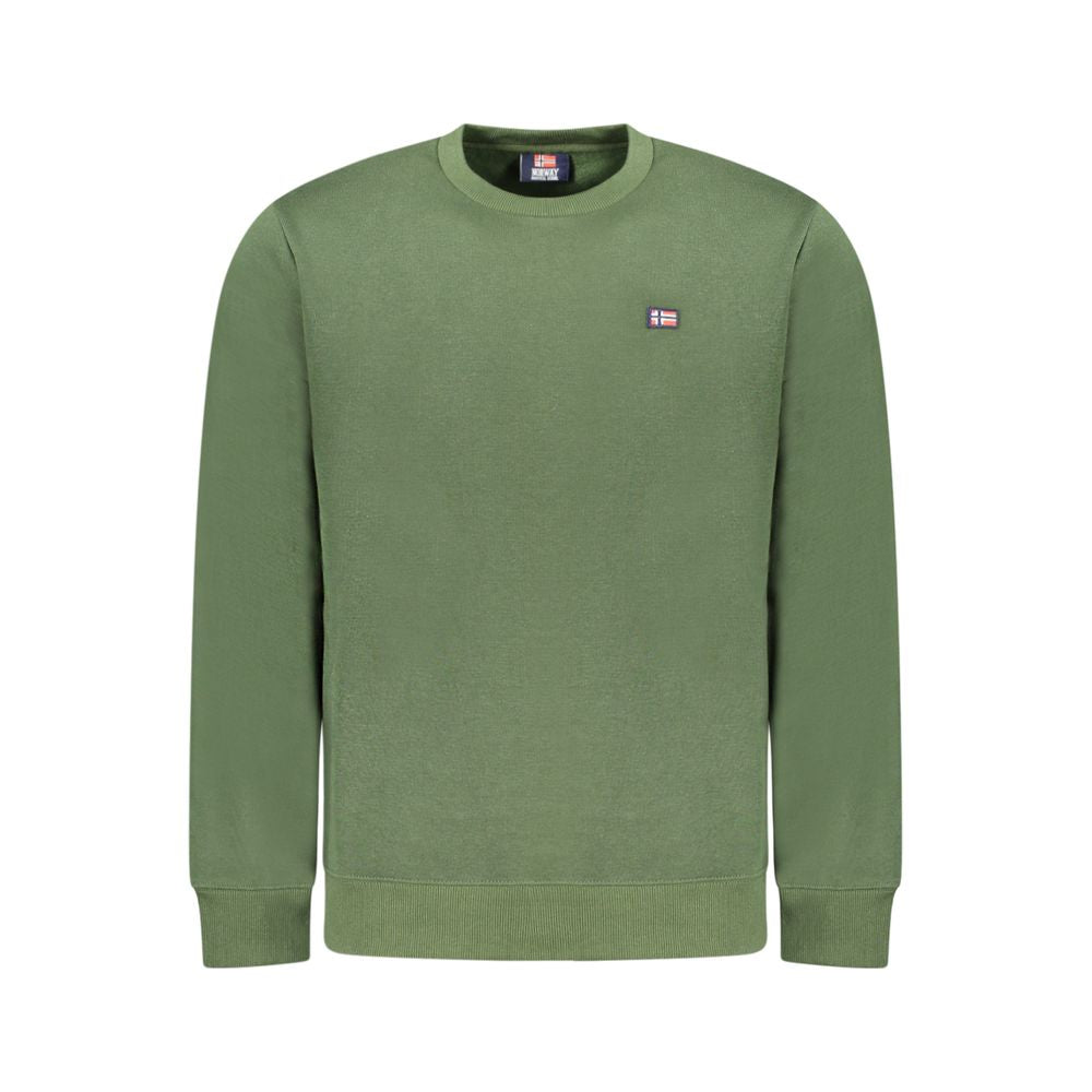 Norway 1963 Green Cotton Men Sweater