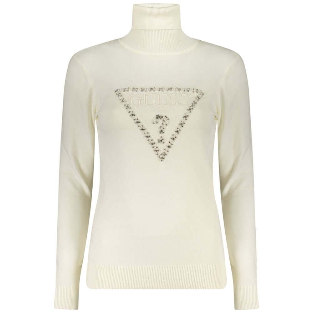 Guess Jeans White Viscose Women Sweater GU-39652-S