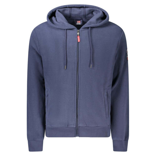 Norway 1963 Blue Polyester Men Sweater NO-39679-S