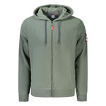Norway 1963 Green Polyester Men's Hooded Sweater