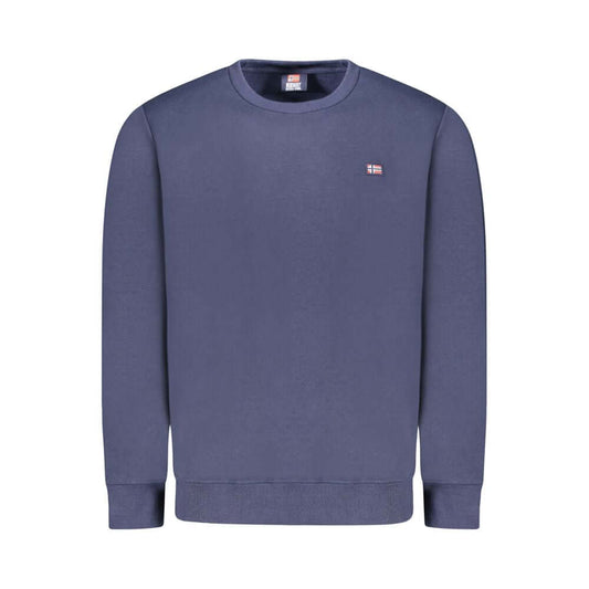 Norway 1963 Blue Cotton Men Sweater NO-39693-S