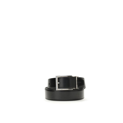 Dsquared² Black Calf Leather Bos Taurus Regular Belt