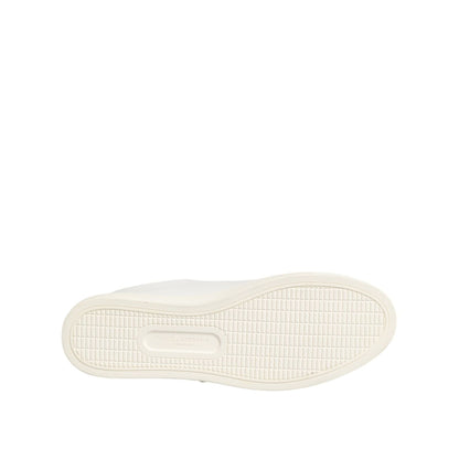 Dolce & Gabbana White Leather Sacre Heart Patch Sneakers Shoes