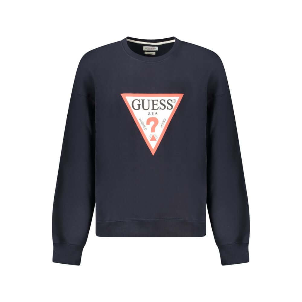 Guess Jeans Blue Cotton Sweater GU-39041-S