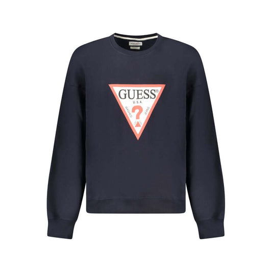 Guess Jeans Blue Cotton Sweater GU-39041-S