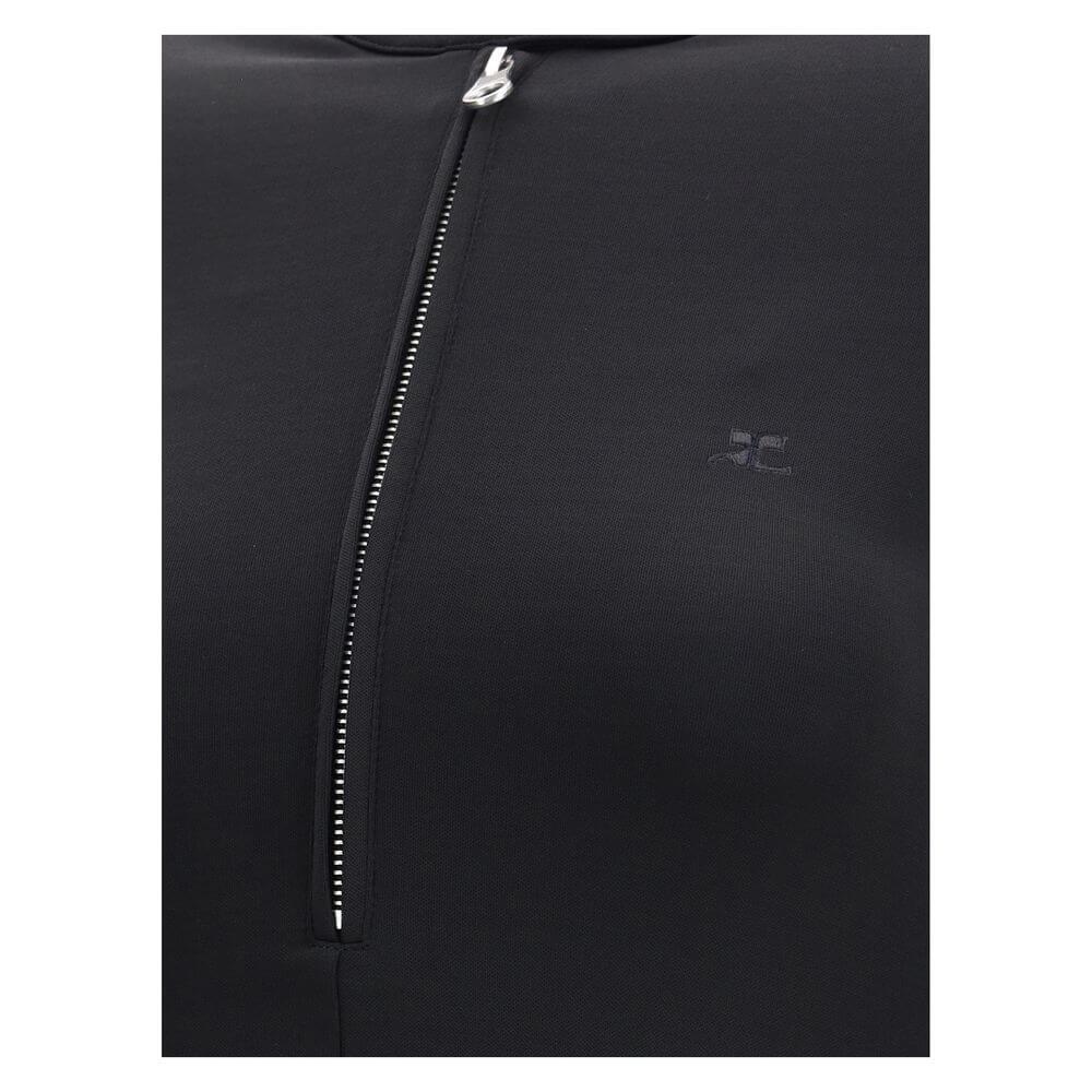Front view with bag zipped and handles upright.
