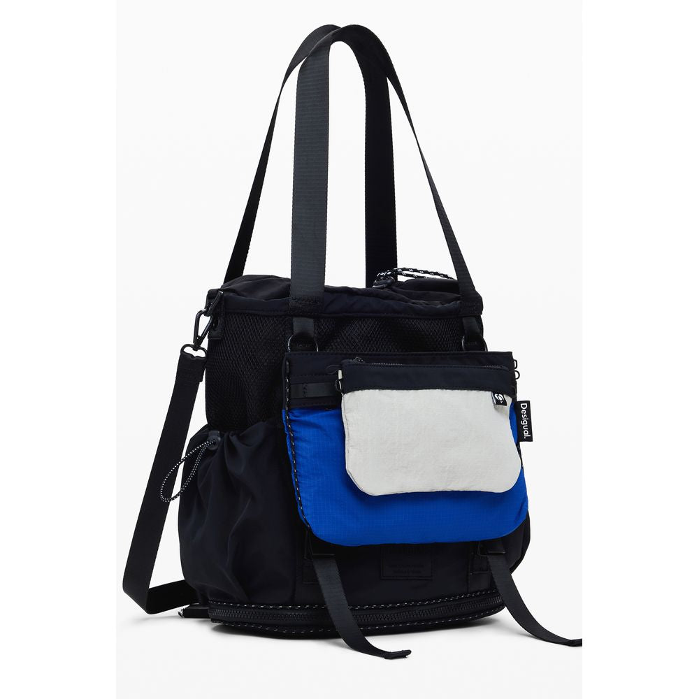 Front view with bag zipped and handles upright.