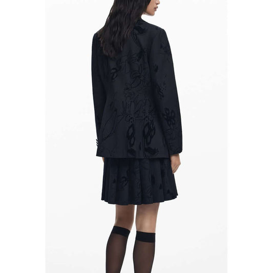Desigual Black Polyester Women Jacket DE-39766-XS
