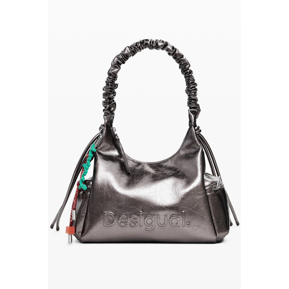 Desigual Bronze Polyethylene Women Handbag DE-39836