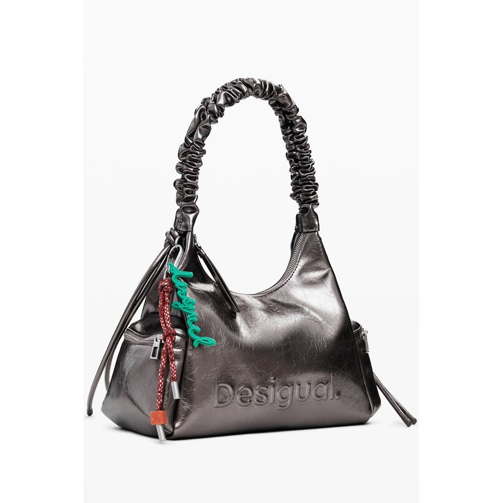 Desigual Bronze Polyethylene Women Handbag DE-39836