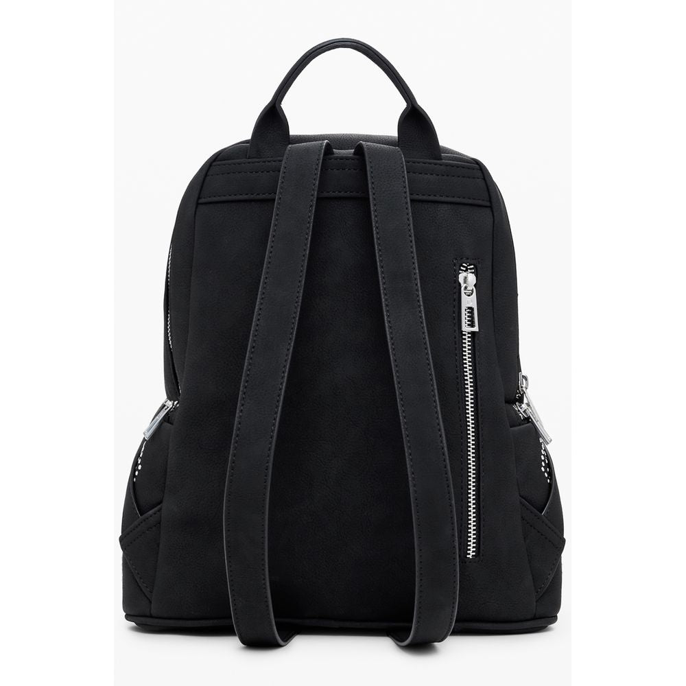Desigual Black Polyethylene Women Backpack DE-39840