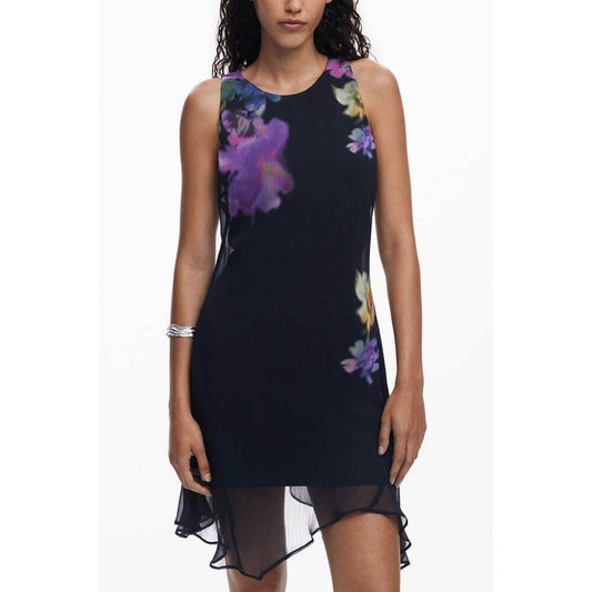 Desigual Black Polyester Women Dress DE-39768-XS