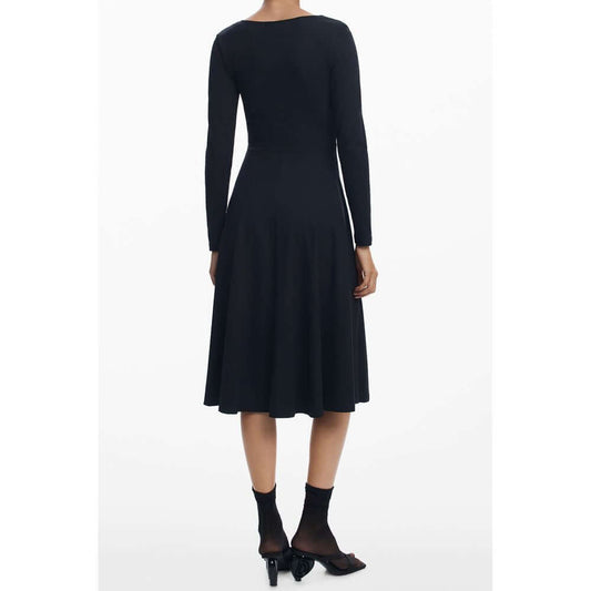 Desigual Black Cotton Women Dress DE-39783-XS