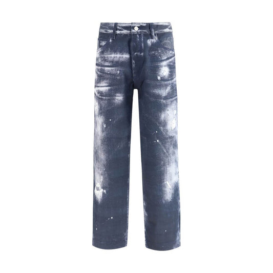 Emporio Armani Denim print Pants EM-EM001230AF19317FB314-W29