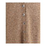 PINKO Bouclé fabric Cardigan with rhinestones