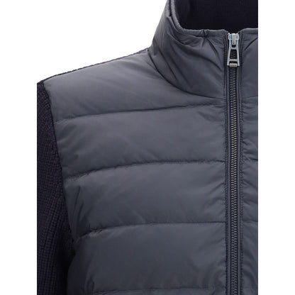 Belstaff Blue Nylon Full-Length Jacket