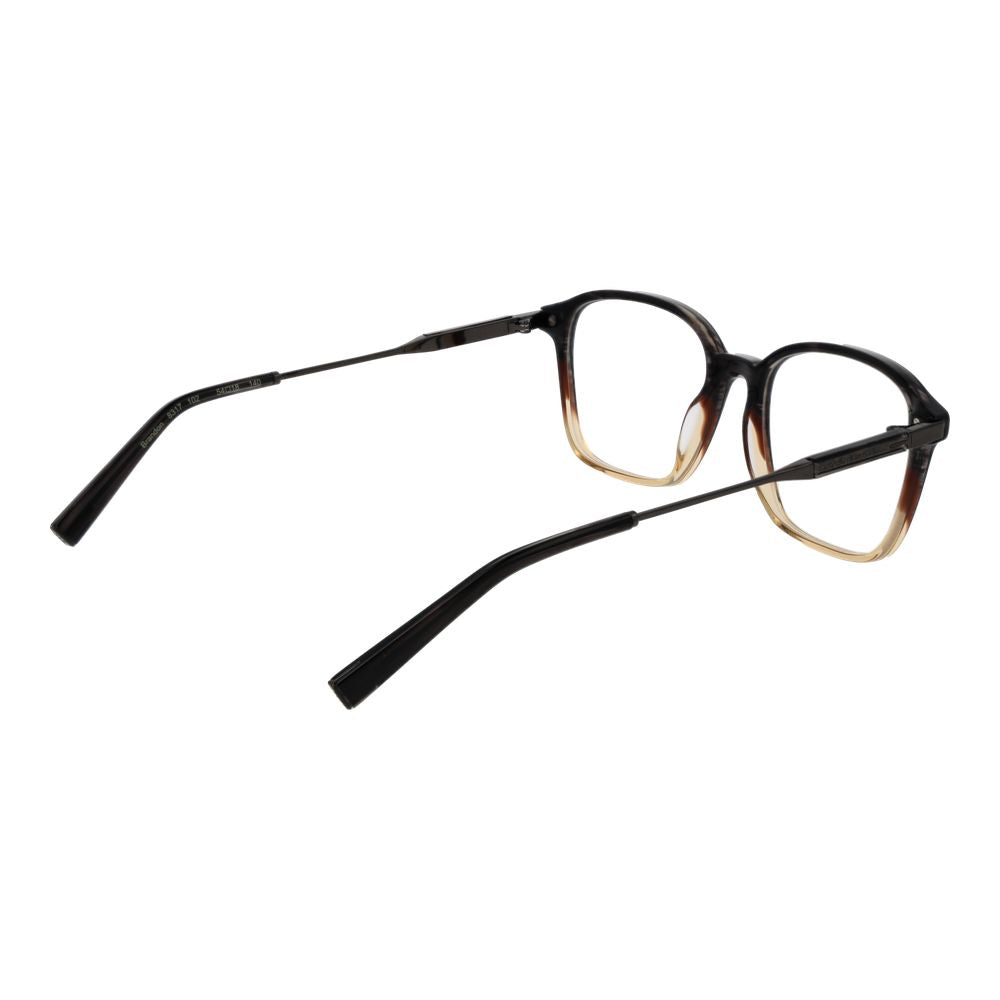 Ted Baker Multicolor Men Glasses Frame in acetate with full-rim style, featuring demo plastic lenses and no spring hinge, size 54-18-140.