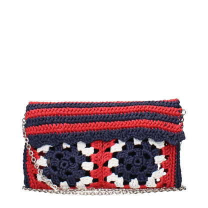Miu Miu Multicolor Raffia Clutch Bag with removable shoulder strap, MPN RP04182A2TF068Z, code F84451, featuring vibrant designs.