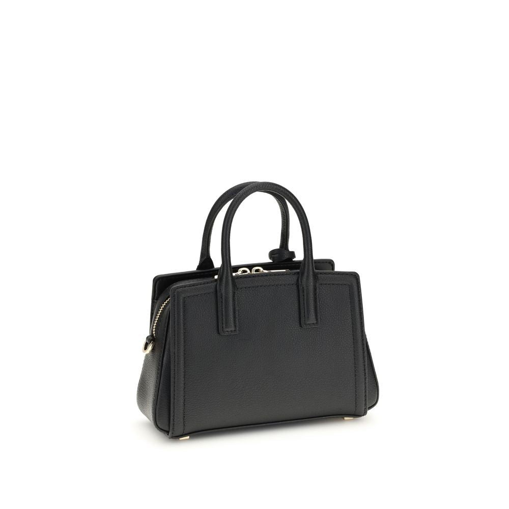 Michael Kors Black Calf Leather Bos Taurus Shoulder Bag
