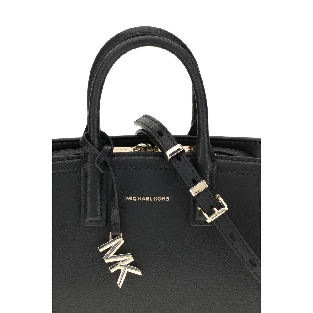 Michael Kors Black Calf Leather Bos Taurus Shoulder Bag