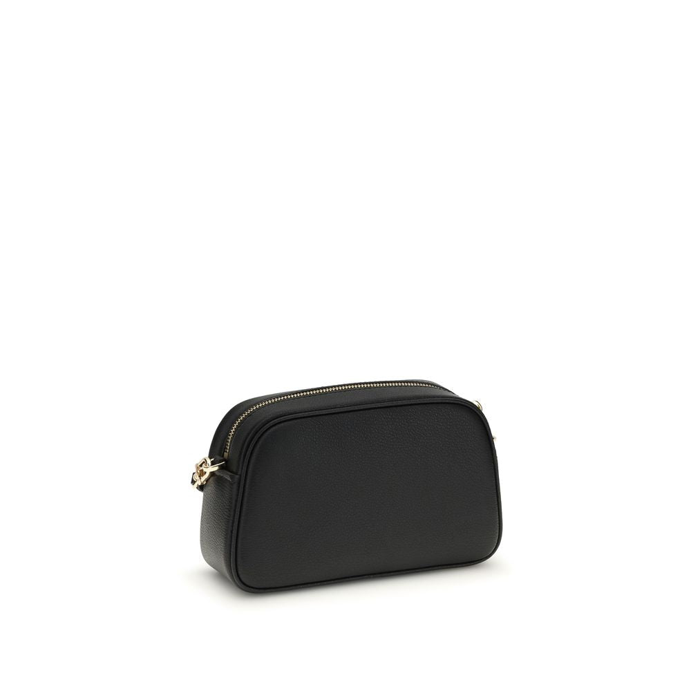 Michael Kors Black Calf Leather Bos Taurus Shoulder Bag