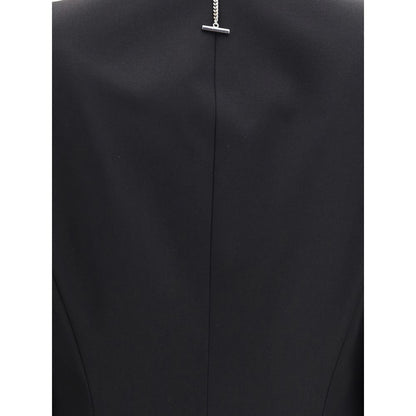 Alexander McQueen Black Wool Coat