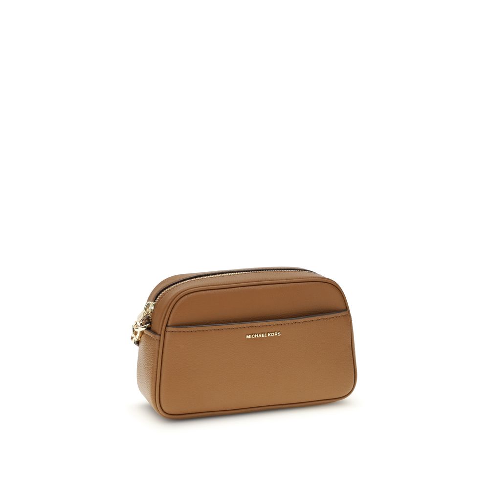 Michael Kors Brown Calf Leather Bos Taurus Shoulder Bag