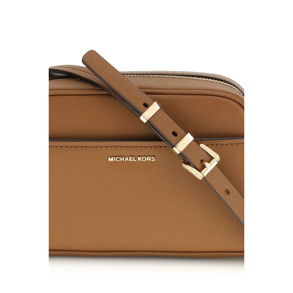 Michael Kors Brown Calf Leather Bos Taurus Shoulder Bag