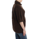 Cavalli Brown mohair knitted cardigan SIG11843-2