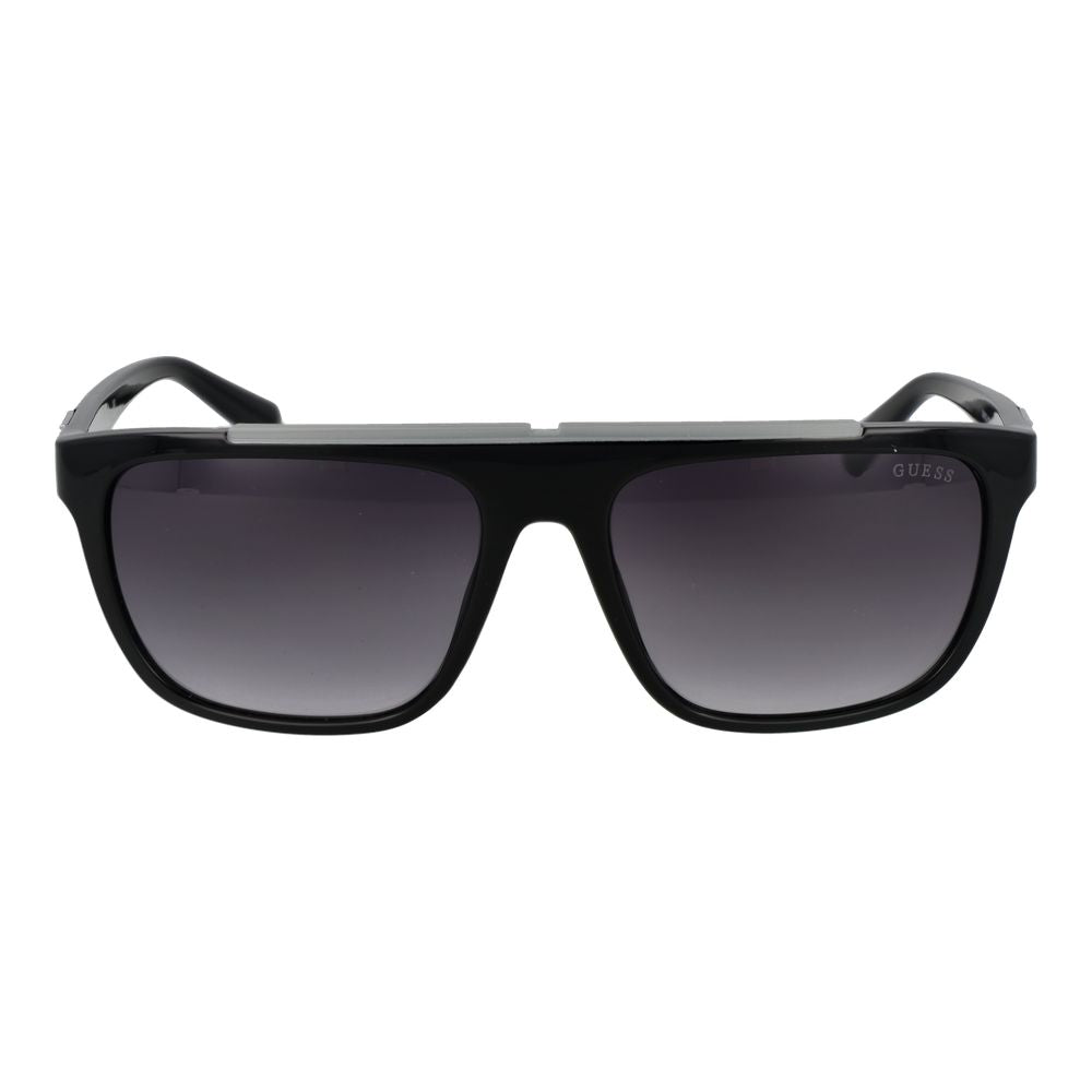 Guess Black Stainless Steel Sunglasses