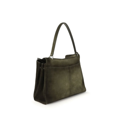 Balenciaga Green Calf Leather Bos Taurus Shoulder Bag