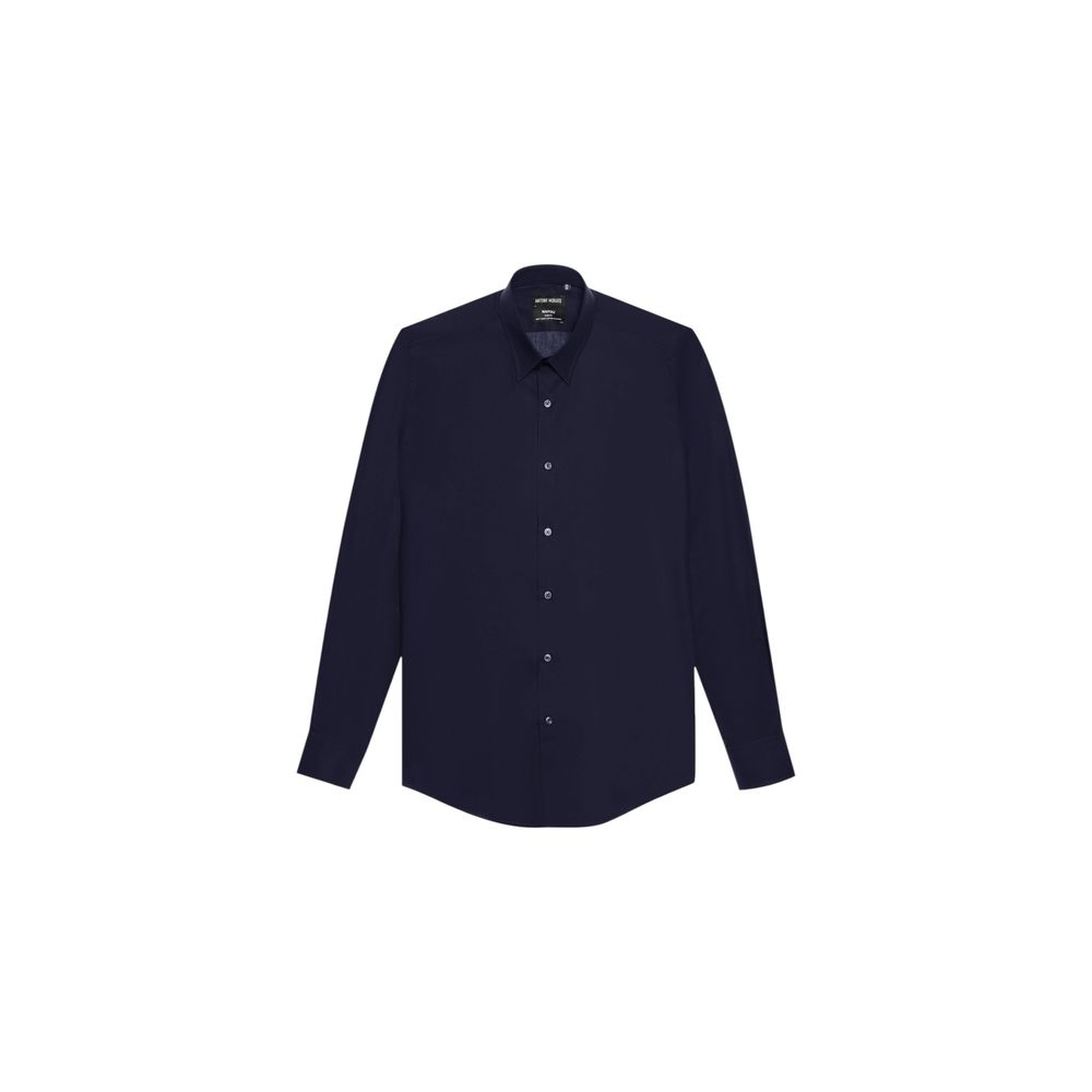 Antony Morato Blue Cotton Dress Shirt