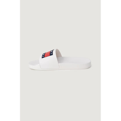 Tommy Hilfiger Jeans White Polyethylene Slippers