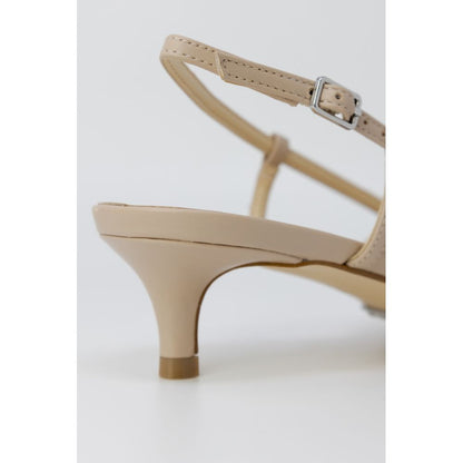 Guess Beige Polyester High Heel Pumps Guess