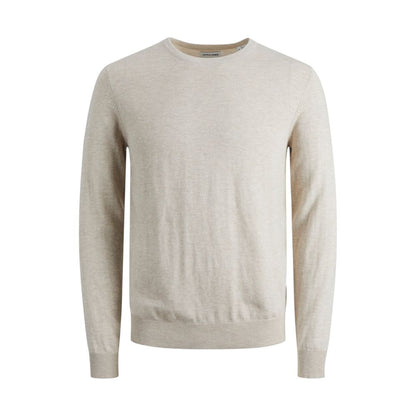 Jack Jones Beige Cotton Sweatshirt