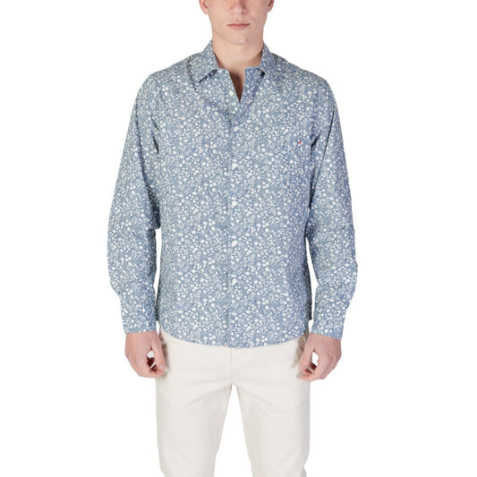 Replay Blue Cotton Pattern Shirt 1728,3XL,71956299936,Blue,Clothing,IT48 | L,Men,New with tags,Pattern - Shirts - Clothing,Replay,Shirts - Clothing