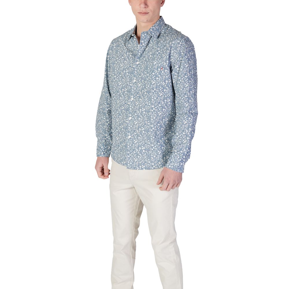Replay Blue Cotton Pattern Shirt 1728,3XL,71956299936,Blue,Clothing,IT48 | L,Men,New with tags,Pattern - Shirts - Clothing,Replay,Shirts - Clothing