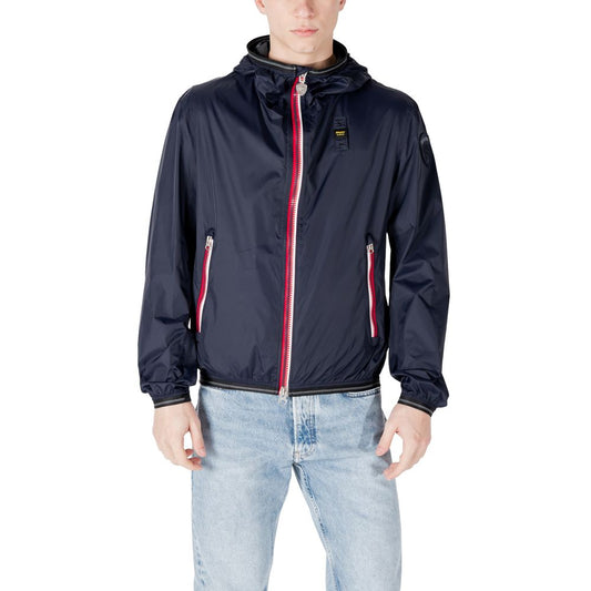 Blauer Blue Polyamide Shell Jacket 1728,3XL,71956299936,Blauer,Blue,Clothing,IT46 | M,IT48 | L,Jackets & Coats - Clothing,Men,New with tags,Shell Jackets - Jackets & Coats - Clothing