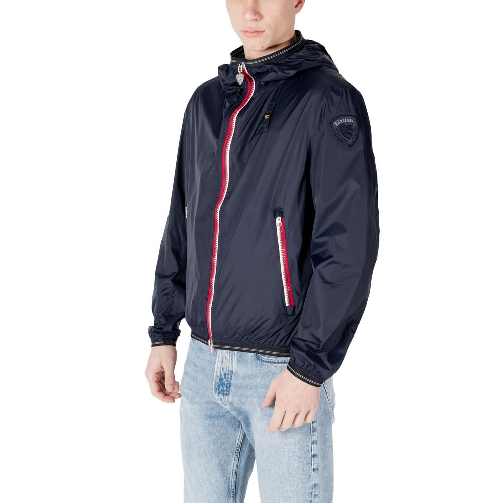 Blauer Blue Polyamide Shell Jacket 1728,3XL,71956299936,Blauer,Blue,Clothing,IT46 | M,IT48 | L,Jackets & Coats - Clothing,Men,New with tags,Shell Jackets - Jackets & Coats - Clothing