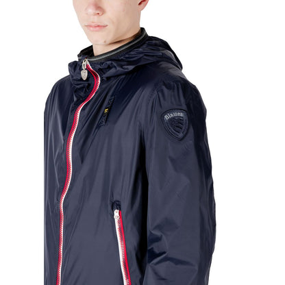 Blauer Blue Polyamide Shell Jacket 1728,3XL,71956299936,Blauer,Blue,Clothing,IT46 | M,IT48 | L,Jackets & Coats - Clothing,Men,New with tags,Shell Jackets - Jackets & Coats - Clothing