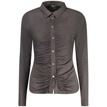 Guess Jeans Black Polyester Shirt